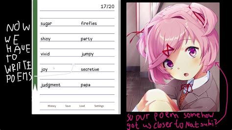 doki doki natsuki|Natsuki (DDLC)/Poems 